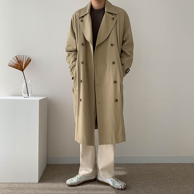 주붕샵[Unisex] 사카이 트렌치 코트 (3color)기본트렌드